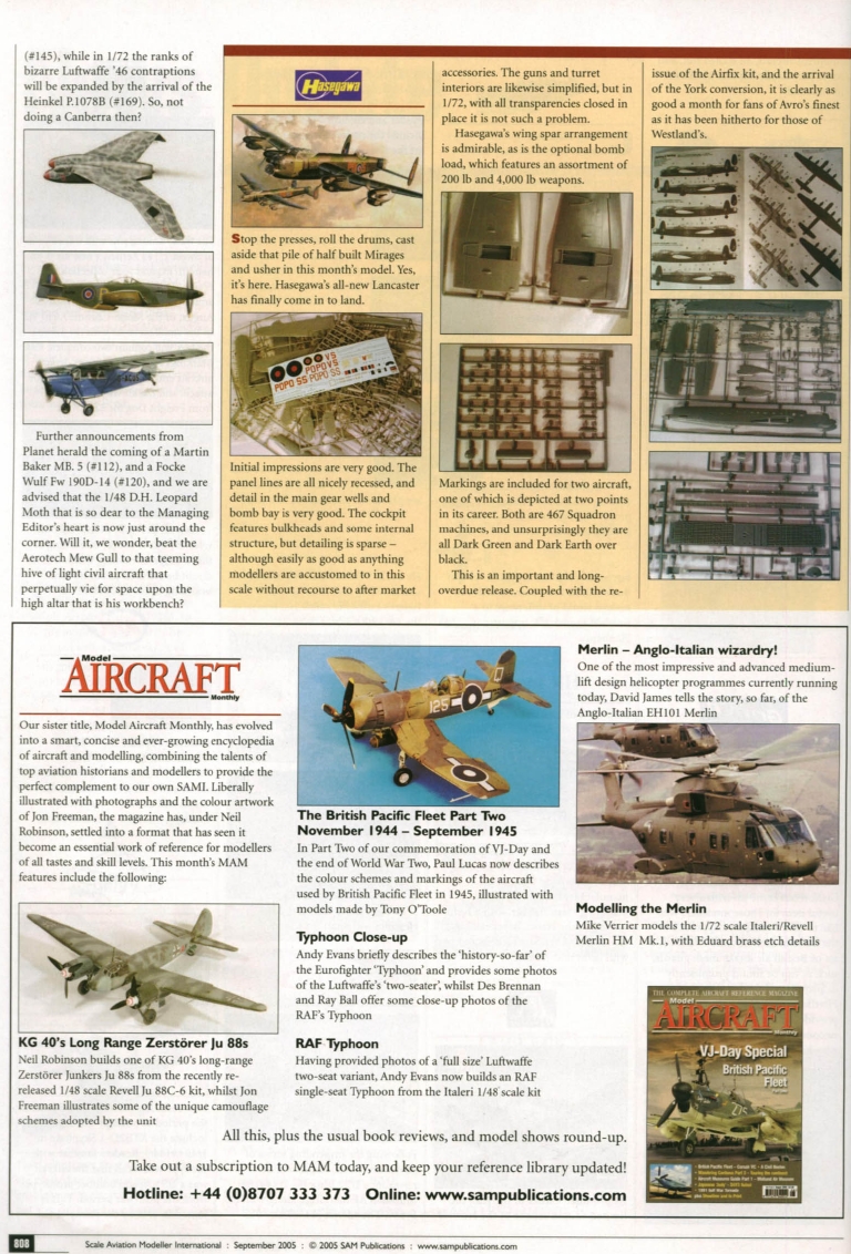Scale Aviation Modeller International 2005-09